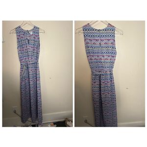 Vineyard Vines St Barthes Commodore Maxi Dress in Coastal Pattern Size 6 Summer